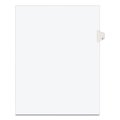 Avery Dennison Numerical Index Tab 8-1/2 x 11", #7, White, PK25 11917